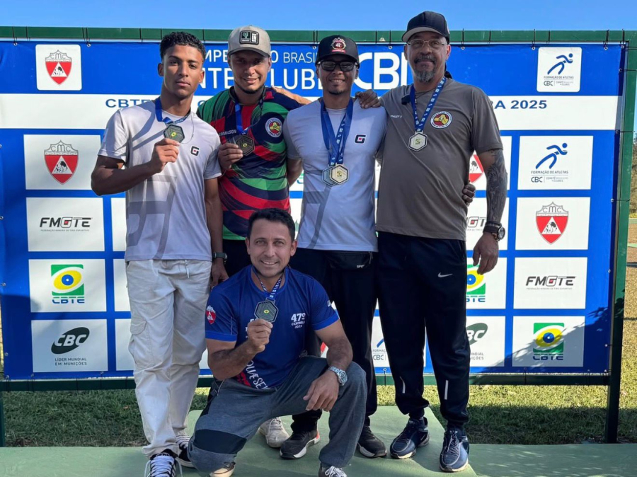 Atletas de Várzea da Palma brilham no Campeonato Nacional de Tiro Esportivo!